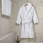 Μπουρνούζι Αιγαίον Νua Cotton 320gsm S-Μ White